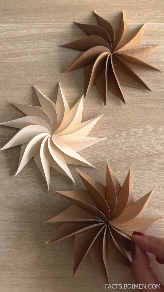 diy paper christmas stars