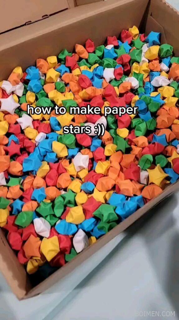 how to make paper stars