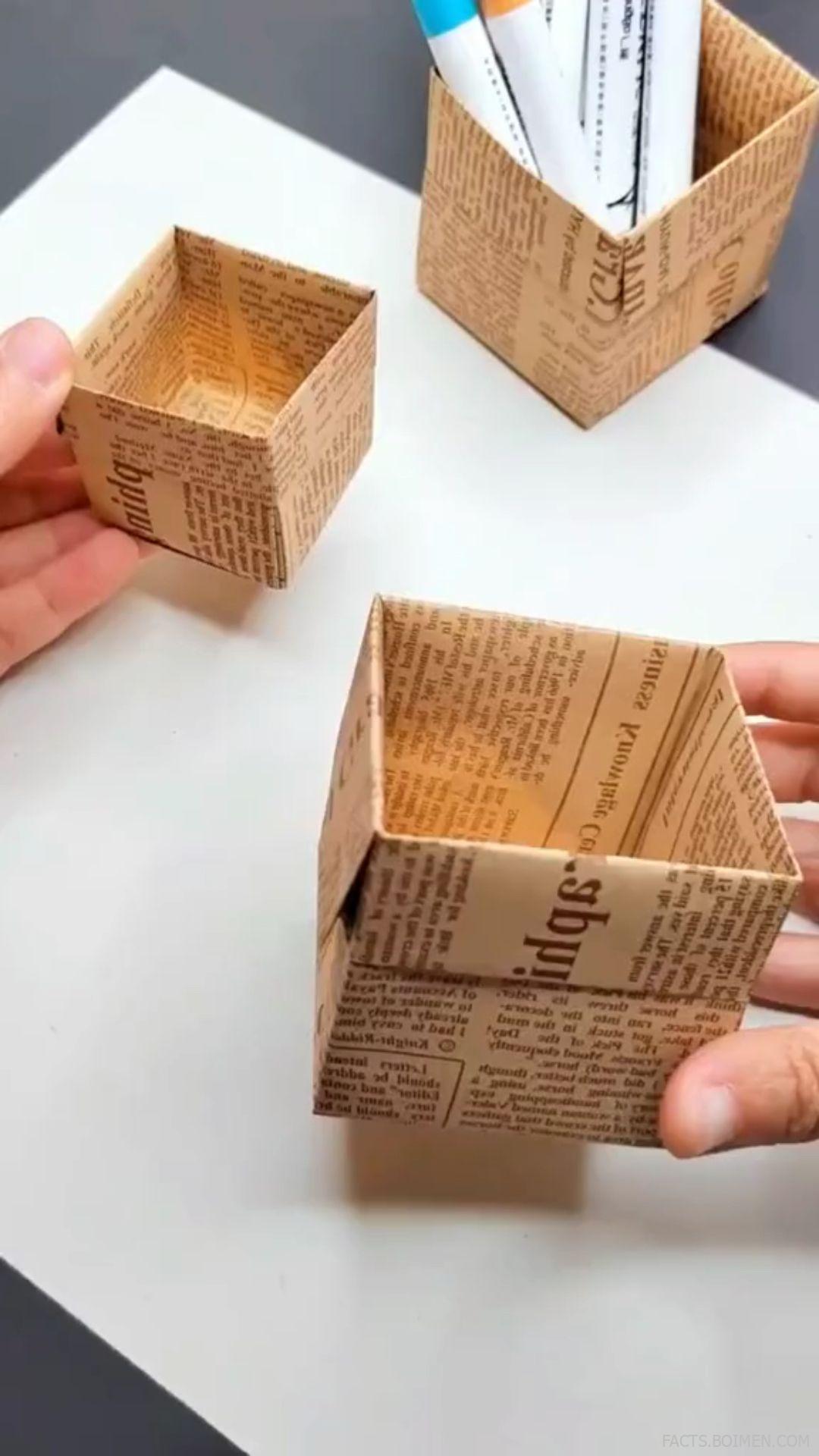 diy newspaper box