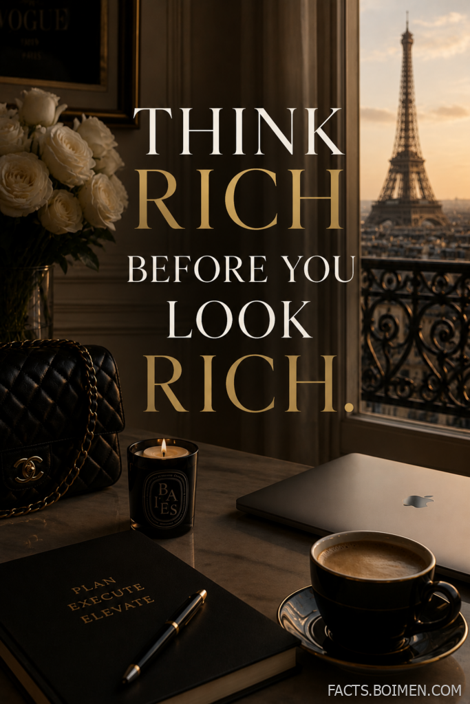 think rich before you look rich