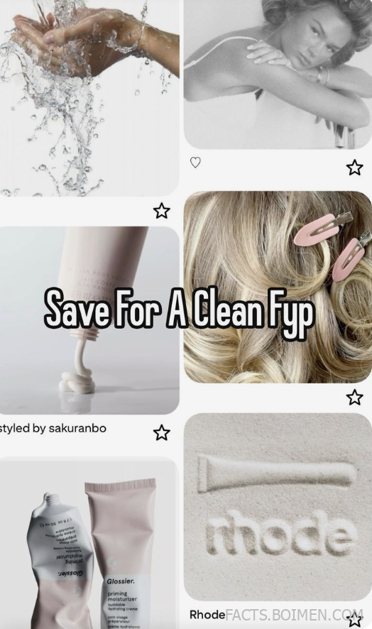 clean fyp aesthetic
