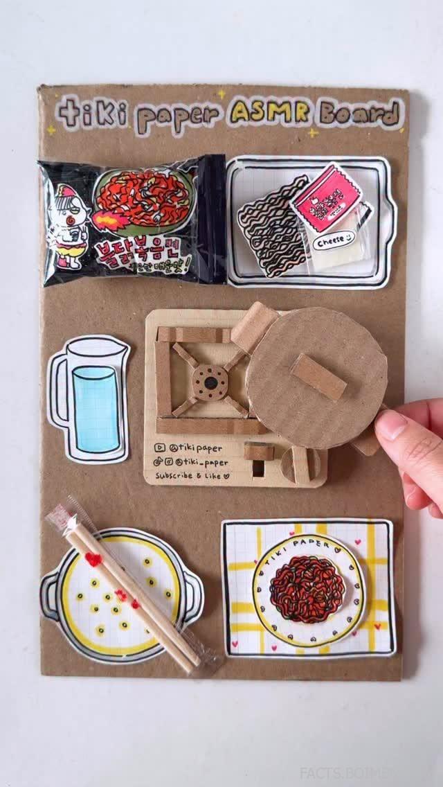 paper asmr crafts