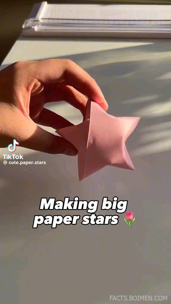 big paper star tutorial