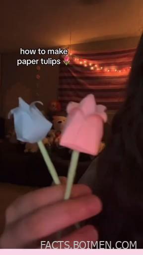 paper tulips
