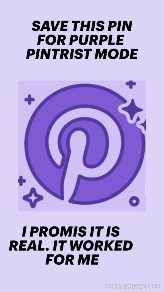 purple pinterest mode