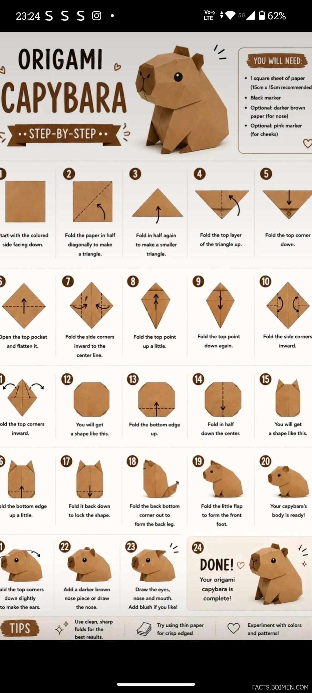 origami bear instructions